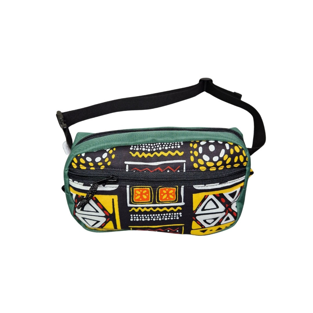 Spacious Water-Resistant Waist Bag - Africa