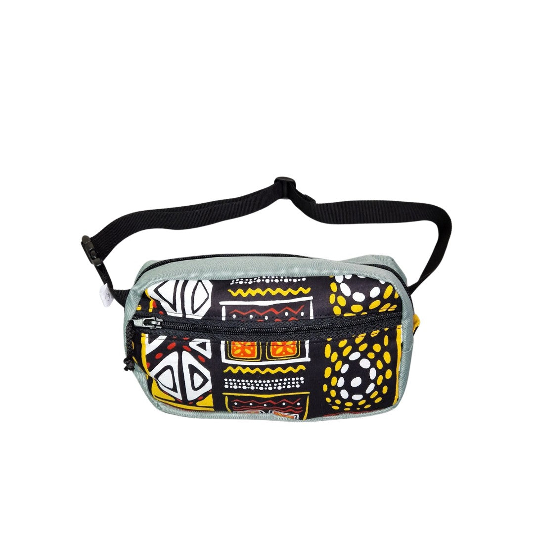 Spacious Water-Resistant Waist Bag - Africa