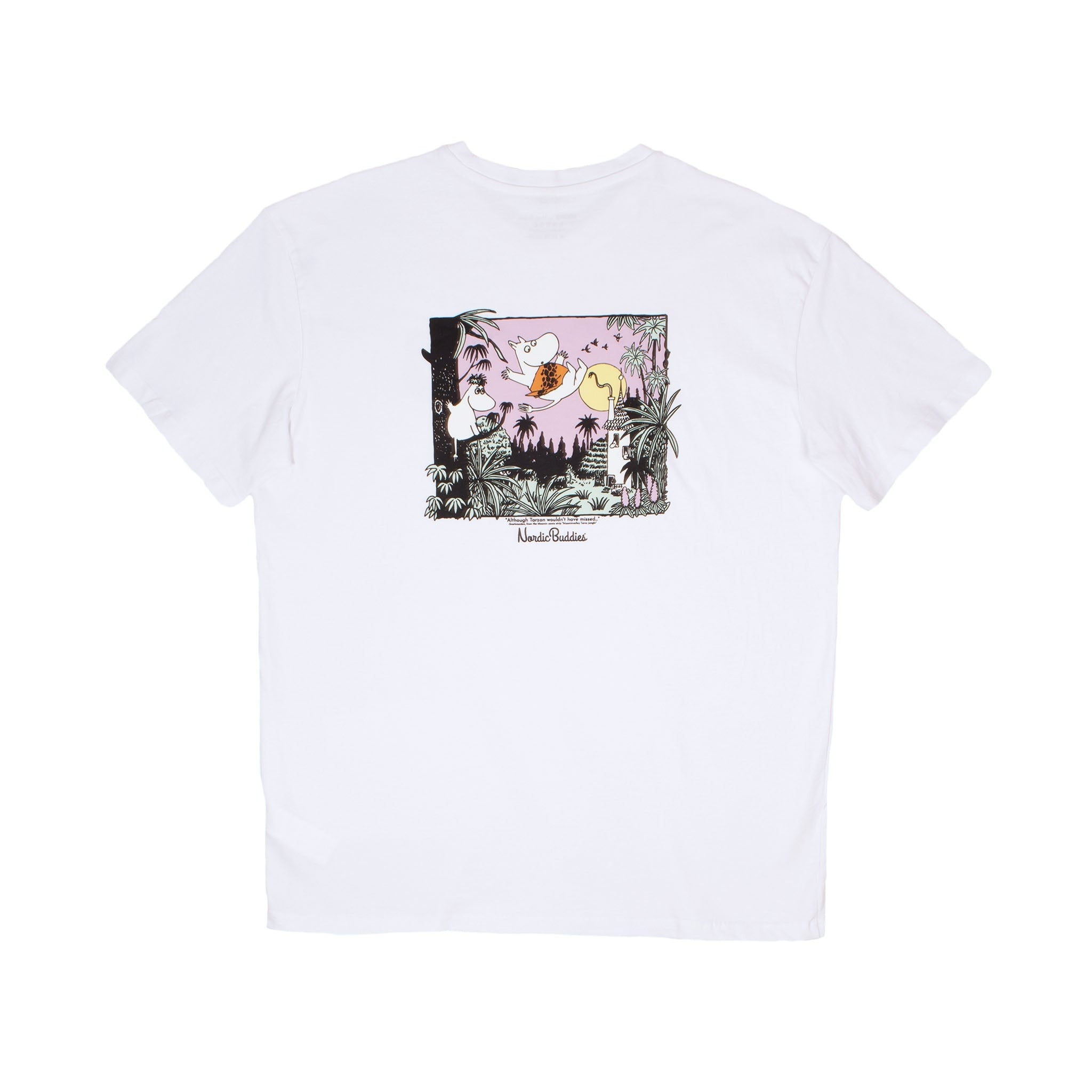 Moomintroll Jungle Heavy Unisex T-shirt - White